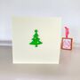Christmas Tree Handmade Card, thumbnail 3 of 4