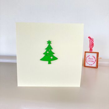 Christmas Tree Handmade Card, 3 of 4