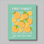 Orange Fruit Market Print, thumbnail 2 of 2