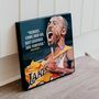 Kobe Bryant Lakers Pop Art Canvas Quote Print, thumbnail 2 of 3