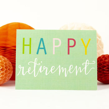Mini Retirement Greetings Card, 2 of 5