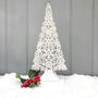 Wooden Christmas Light Up Snowflake Tree, thumbnail 1 of 1