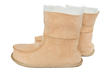 Sheepskin Slippers Option High/Low Calf 100% Natural, 3 of 5