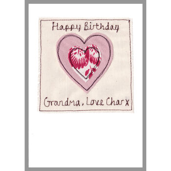 Personalised Heart Birthday Card, 7 of 12