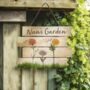 Personalised Wooden Birth Flower Sign, thumbnail 2 of 4