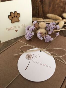 Pet Sympathy Gift Box With Bereavement Card, 2 of 10