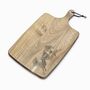 Personalised Borzoi Engraved Acacia Serving Board, thumbnail 5 of 10