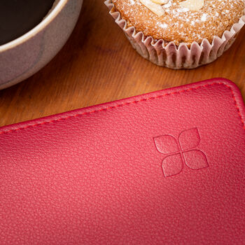 Disabled Blue Badge Parking Permit Wallet Made From Recycled Bottles In Raspberry, 4 of 11