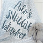 Personalised Baby Snuggle Blanket, thumbnail 2 of 7