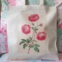 Floral Botanical Print Cotton Shopper Tote Bag, thumbnail 9 of 12