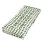 Green Gingham Garden Bench Cushion, thumbnail 2 of 5