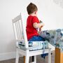 Toddler Children's Chair Booster Cushion Dinosaur Blue, thumbnail 6 of 8