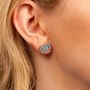 Manchester City Football Club Set Of Three Stud Earrings, thumbnail 1 of 7