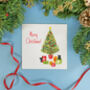 Cat's Christmas Tree Card, thumbnail 3 of 7