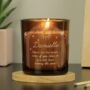 Personalised Celestial Amber Glass Candle, thumbnail 2 of 5