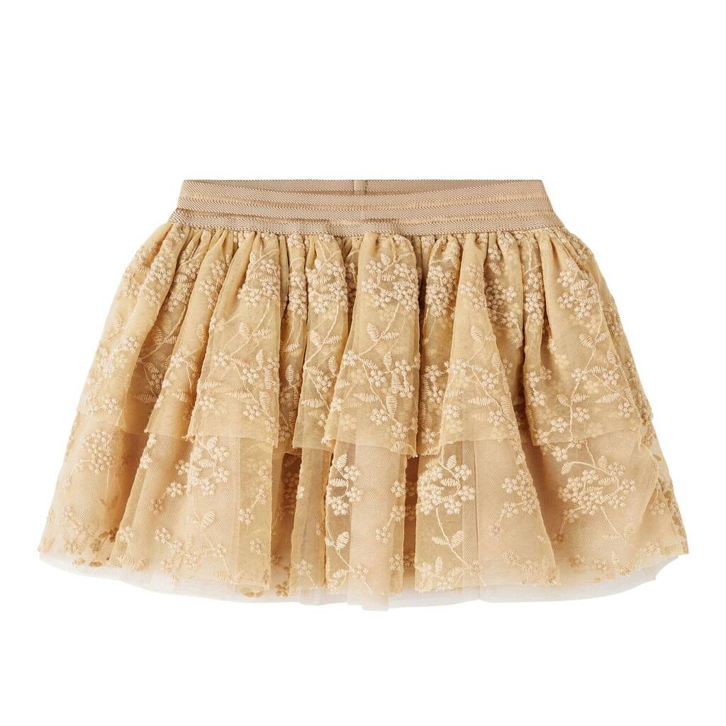 Embroidered Tulle Skirt, 1 of 4