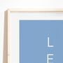Personalised Name Print Muted Colour Block, thumbnail 10 of 10