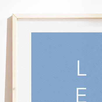 Personalised Name Print Muted Colour Block, 10 of 10