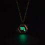 Scorpio Zodiac Glowing Pendant Necklace With Uv Keyring Torch, thumbnail 6 of 12
