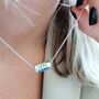 Love Is All Around Necklace, Rainbow, thumbnail 1 of 7