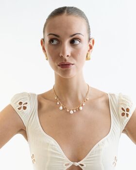 Isla Fresh Water Pearl Necklace, 2 of 4