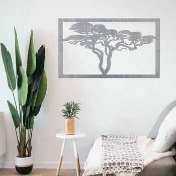 African Tree Wooden Art Exotic Home And Room Wall Decor, 7 of 12