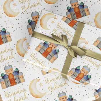 Ramadan Eid Gift Wrapping Paper Roll Or Folded, 4 of 5