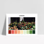 Covent Gardens, London, Colour Palette Print, thumbnail 2 of 3