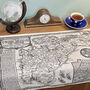 Viking Britain Map Tea Towel, thumbnail 1 of 11