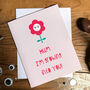 Mum I'm Growing Into You Mothers Day Card, thumbnail 2 of 2