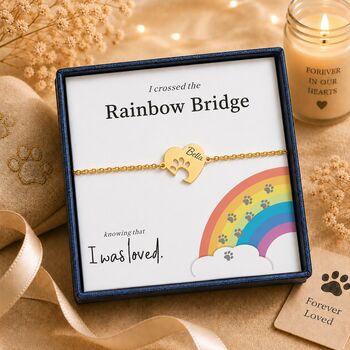 Personalised Dog Paw Print Bracelet Engraved Name, 4 of 8