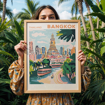 Bangkok, Thailand Poster – Travel Wall Art Print, 7 of 7