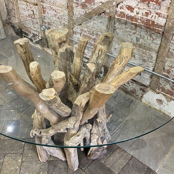 Driftwood Round Dining Table, 8 of 8