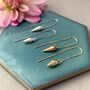 Dainty Shell Threader Earrings In Silver Or 9ct Gold, thumbnail 1 of 4