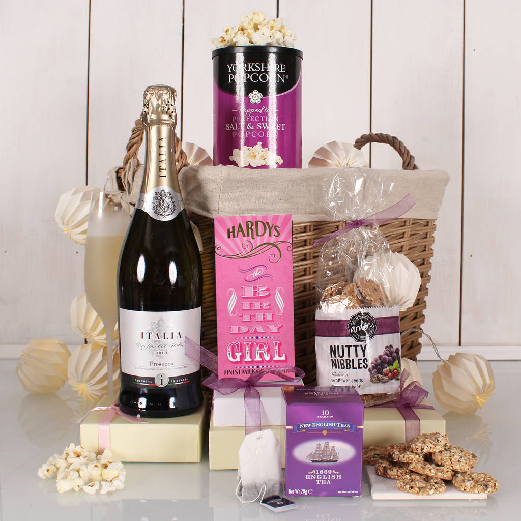 birthday pink hamper by todhunter | notonthehighstreet.com