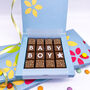 Personalised New Baby Boy Message Chocolates, thumbnail 2 of 8
