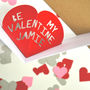 Personalised Pop Up Heart Valentines Card, thumbnail 7 of 7