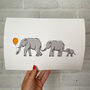 Elephant Parade Nursery Print, thumbnail 1 of 5