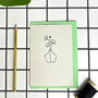Pack Of Three 'Flower' Hand Embroidered Cards, thumbnail 5 of 7