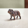 Miniature Bronze English Bull Dog Sculpture, thumbnail 1 of 8