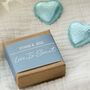 Blue Love Is Sweet Chocolate Heart Favour, thumbnail 1 of 2