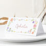 Whimsical Wildflower Wedding Place Cards, thumbnail 5 of 6