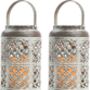 Set Of Two Candle Holders With Flameless LED Candles, thumbnail 5 of 5