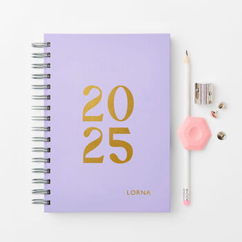 Personalised Bold 2025 Diary, 2 of 10