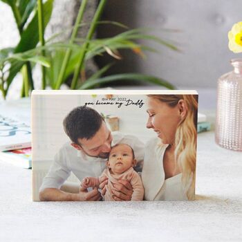 First Father's Day Wooden Block, 3 of 5