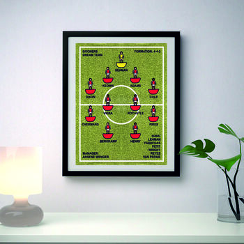 Framed 'Favourite Football Team' Print: Contrast Kit, 4 of 6
