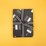 Luxury Black And White, Birthday Cake Wrapping Paper, thumbnail 4 of 5