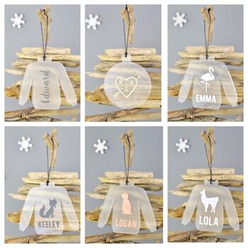 Personalised Kangeroo Christmas Tree Bauble, 10 of 12