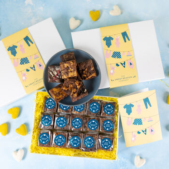 'Baby Clothes' Indulgent Brownie Gift, 3 of 3