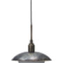 Antique Brown Industrial Pendant Light, thumbnail 3 of 5